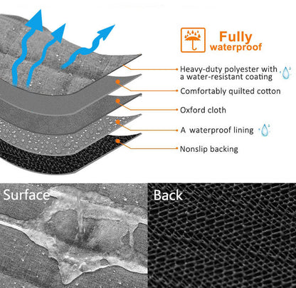 Durable Pet Car Seat Protector with Mesh Vent