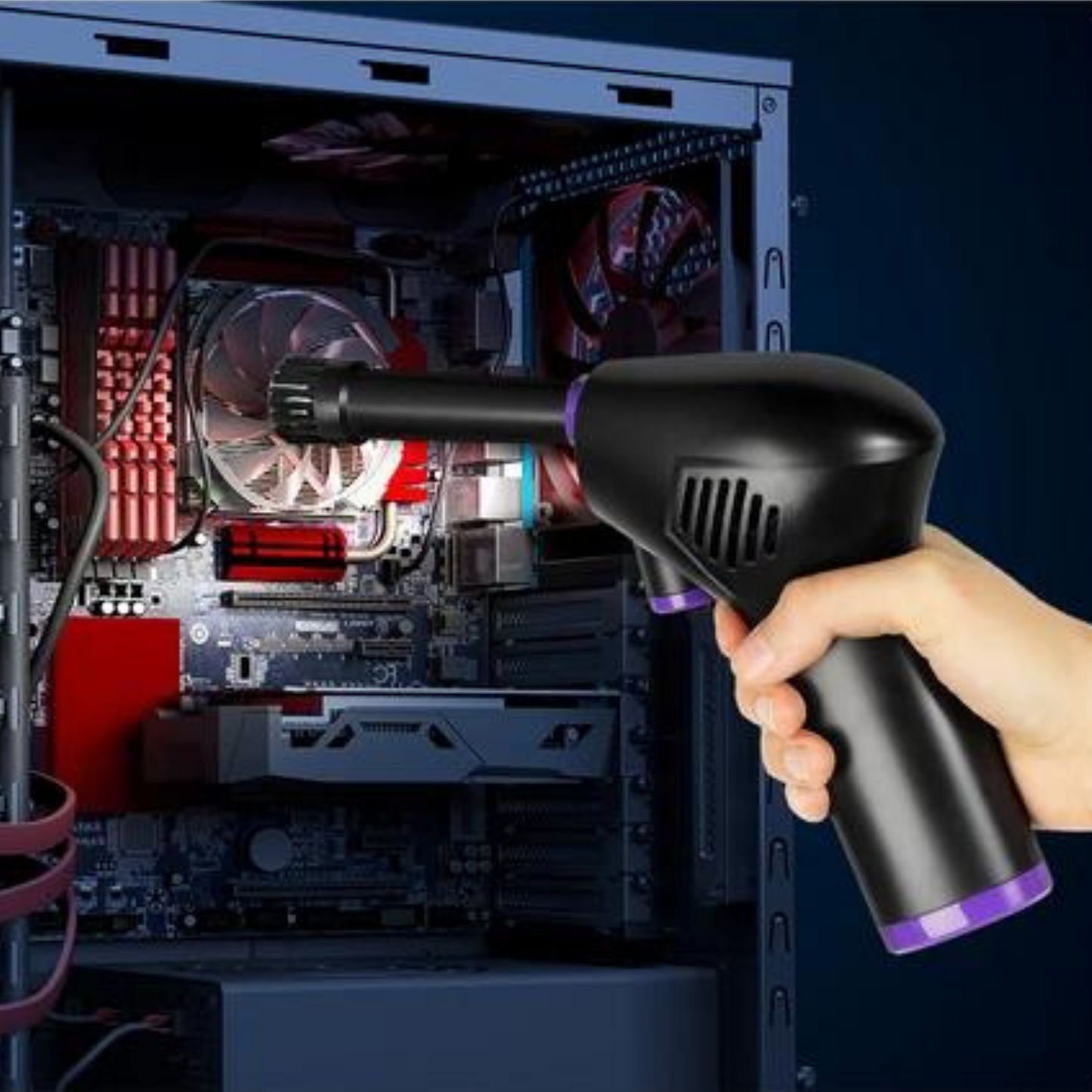 Portable Wireless Mini Compressed Air Duster Cleaner
