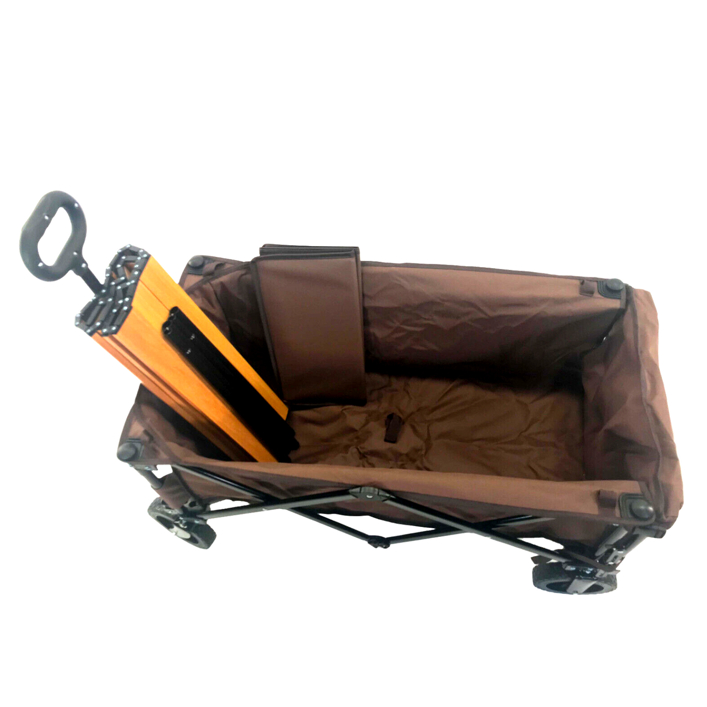 Folding Garden Utility Yard Cart with Wheels