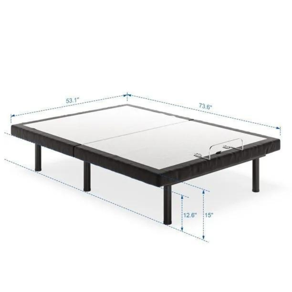 Comfortable Height Adjustable Wireless Bed Frame