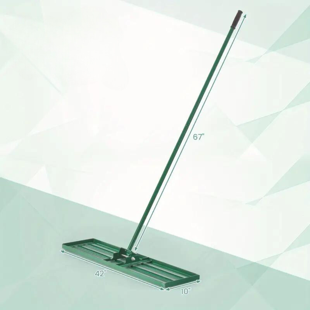 Extra Wide Garden Rake Yard Soil Leveler