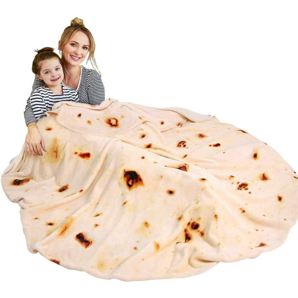 Mexican Inspired Foodie Blanket Throw