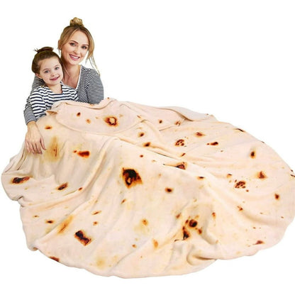 Mexican Inspired Foodie Blanket Throw