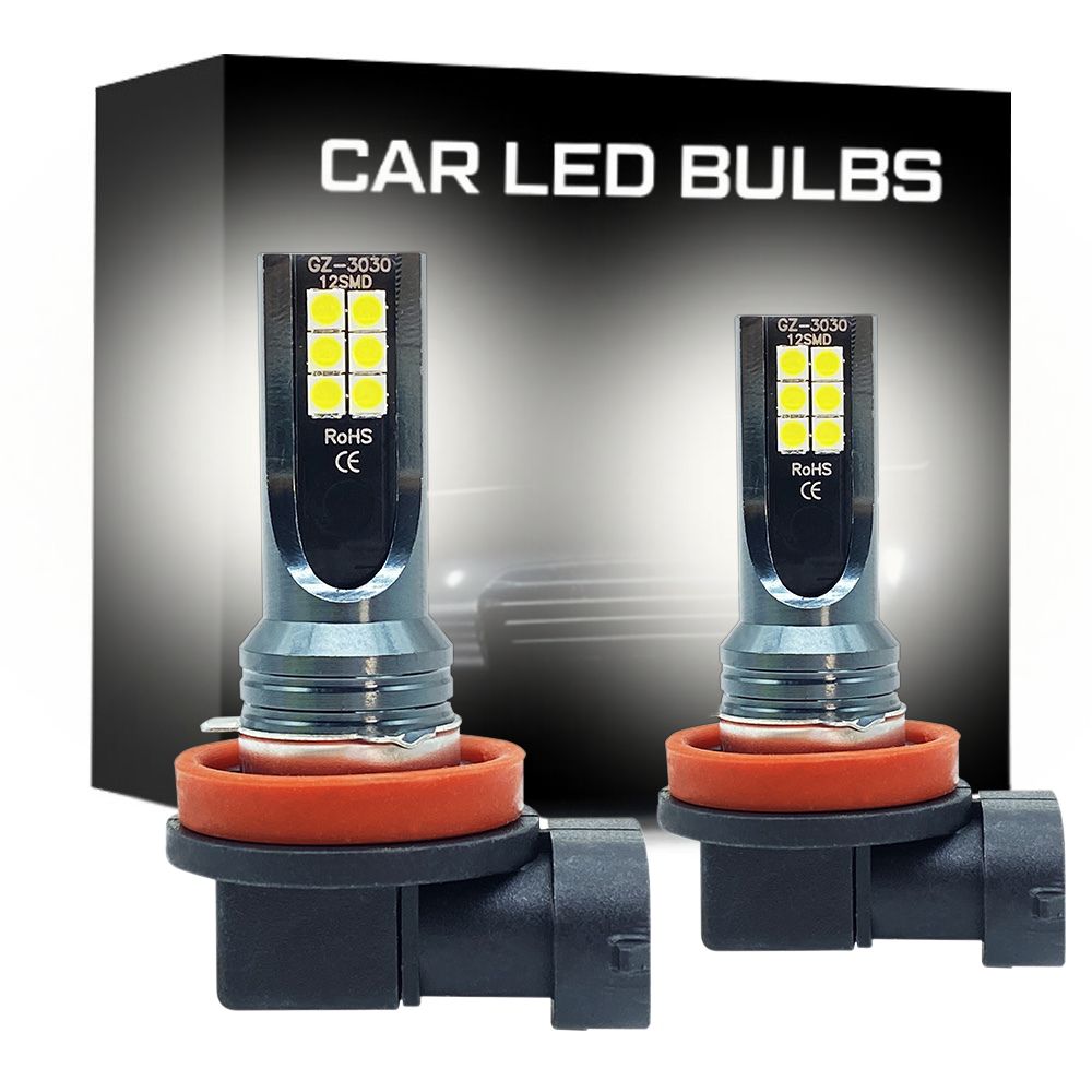 Super Bright LED Car Fog Light Kit H8 H9 H11 - Halri