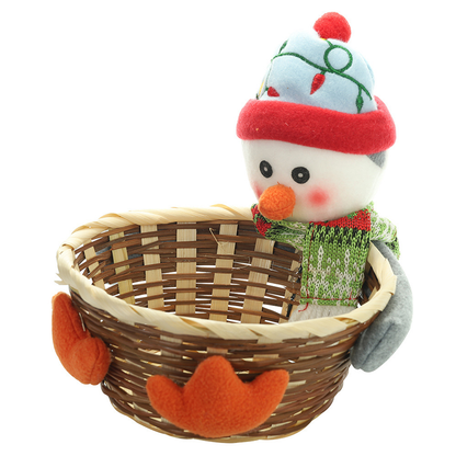 Colorful Holiday Candy Gift Basket