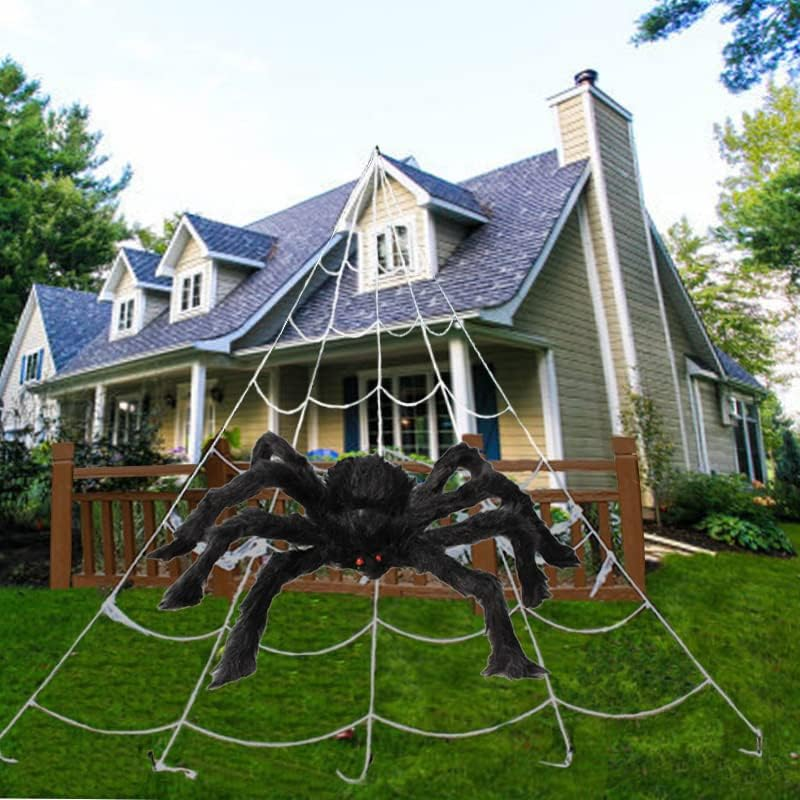 Creepy Spider Web Halloween Decorations - Halri