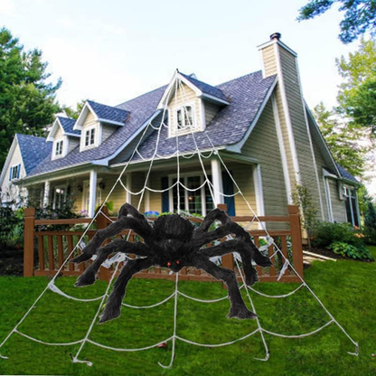 Creepy Spider Web Halloween Decorations - Halri