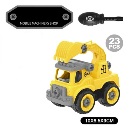 Fun Kids Construction Play Set with Trucks and Vehicles