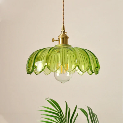 Classic Pendant Glass Light Fixture
