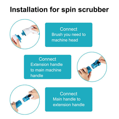 Powerful Rotating Cleaning Brush