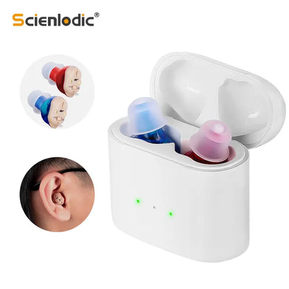 Discreet Digital Hearing Aid Set