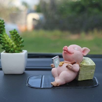 Adorable Pig Figurine Decoration