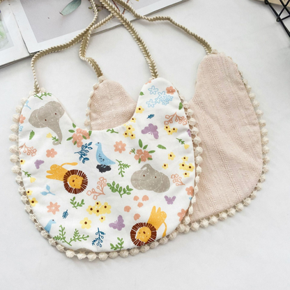 Soft Cotton Reversible Baby Bib