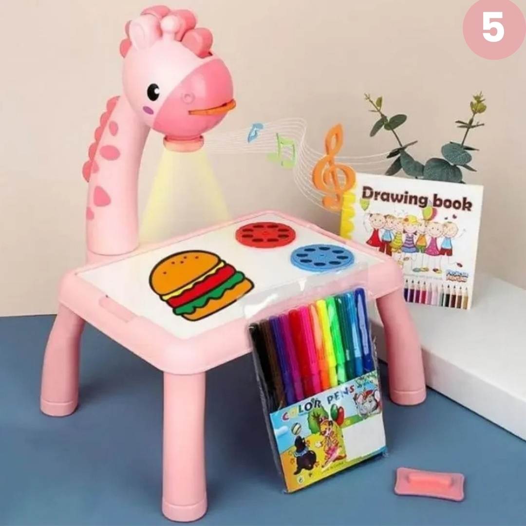 Colorful LED Drawing Tablet for Kids Creative Fun