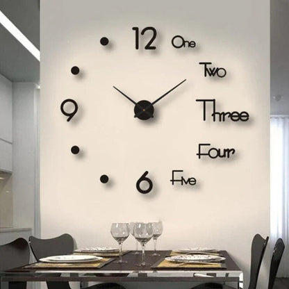 Quiet Modern Wall Clock Analog Home Decoration