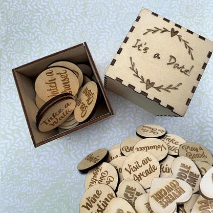Romantic Game Night Couple Tokens Set