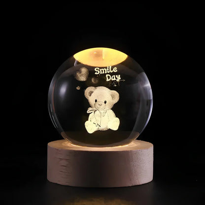 Sparkling Glass Crystal Orb