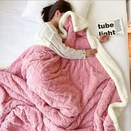 Plush Winter Wool Blanket - Halri