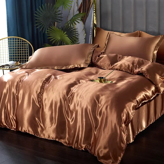 Soft Silk Satin Bedding Set