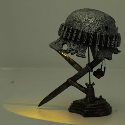 Retro Metal Helmet Desk Lamp – Classic Vintage Home Lighting