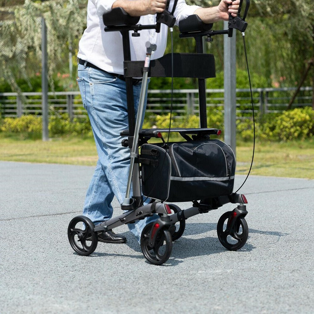Sturdy Folding Walking Aid Rollator Walker