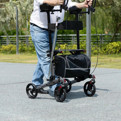 Sturdy Folding Walking Aid Rollator Walker