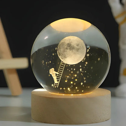 Sparkling Glass Crystal Orb