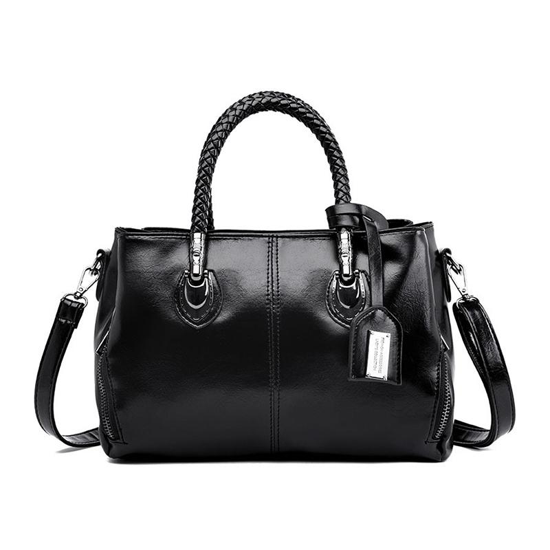 Classic Ladies Genuine Leather Tote Bag