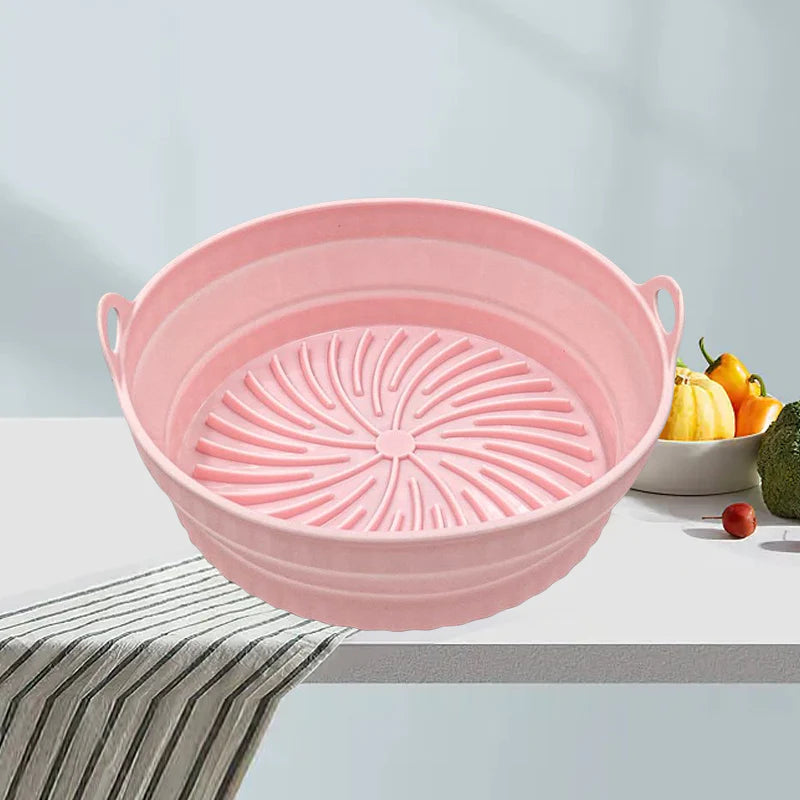 Non-Stick Air Fryer Grill Silicone Pan