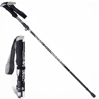 Compact Folding Trekking Walking Stick - Halri