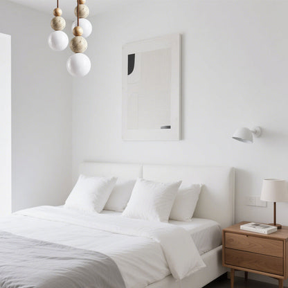 Modern Simple Travertine Pendant Lamp