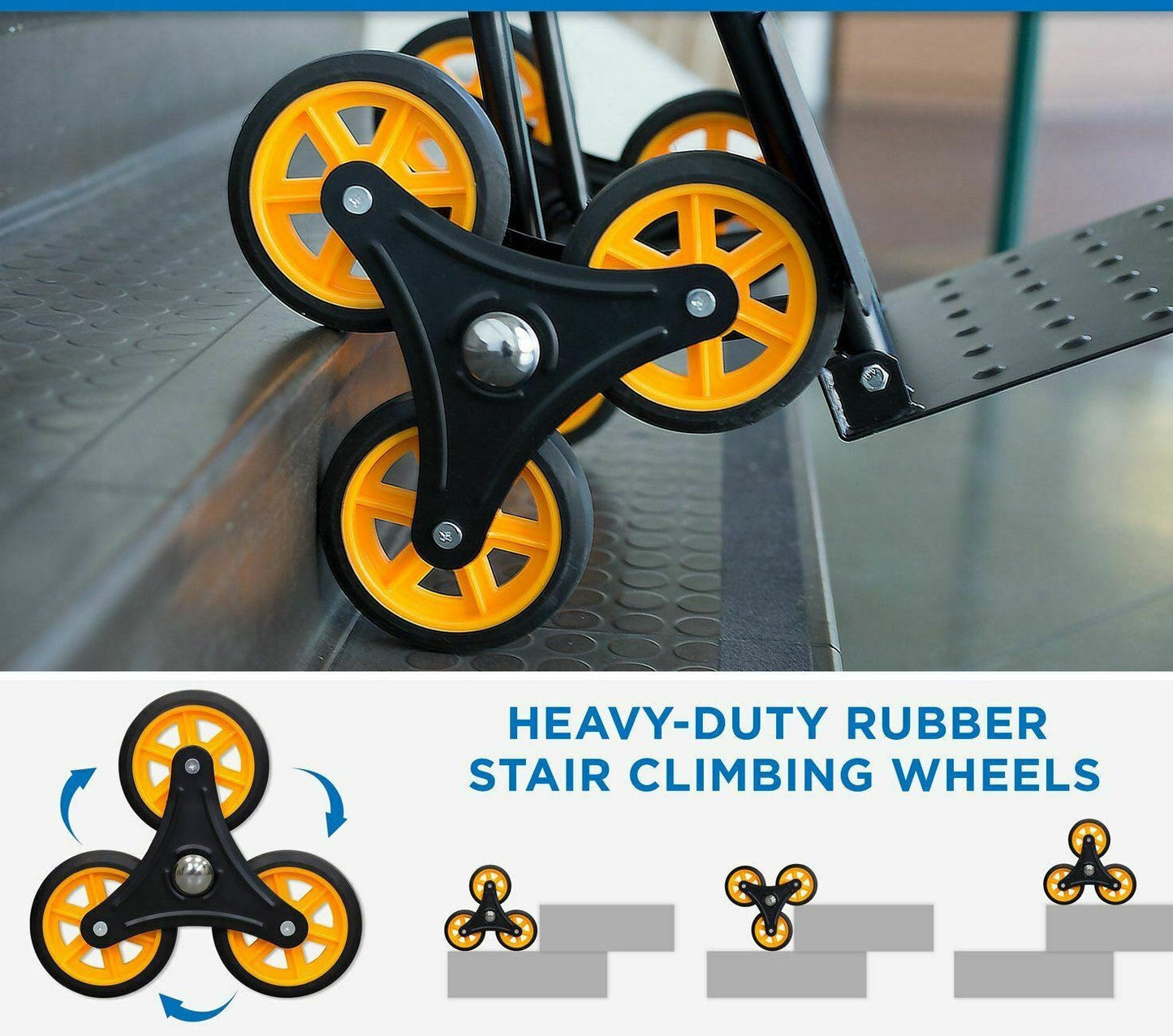 Strong Folding Stair Climber Hand Truck Cart