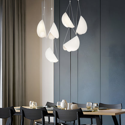Modern White Linear Pendant Light