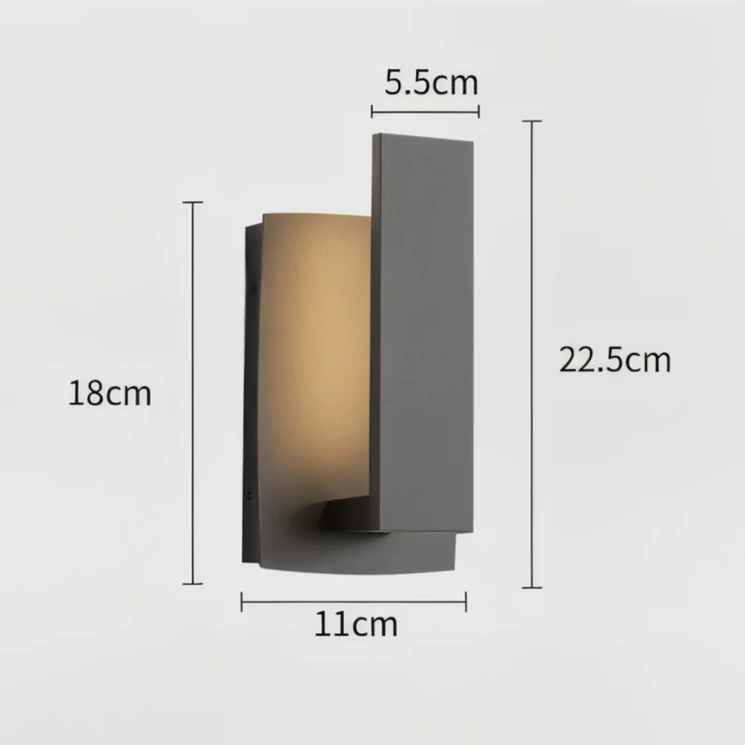 Simple Modern Outdoor LED Light - Halri