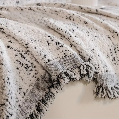 Stylish Sofa Slipcover Gray Bohemian Pattern