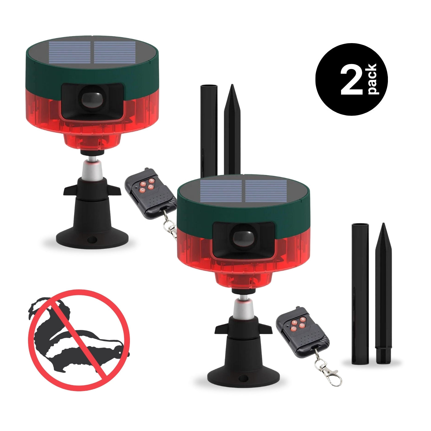 Outdoor Motion Sensor Security Light & Animal Repellent