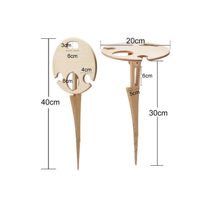 Portable Folding Wine Table