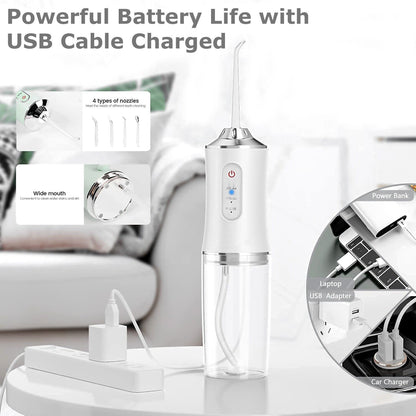 Compact Oral Water Jet Flosser