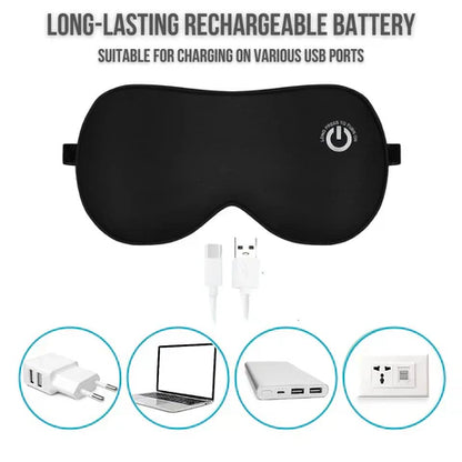Warm Relaxing Eye Mask with Adjustable Heat Setting