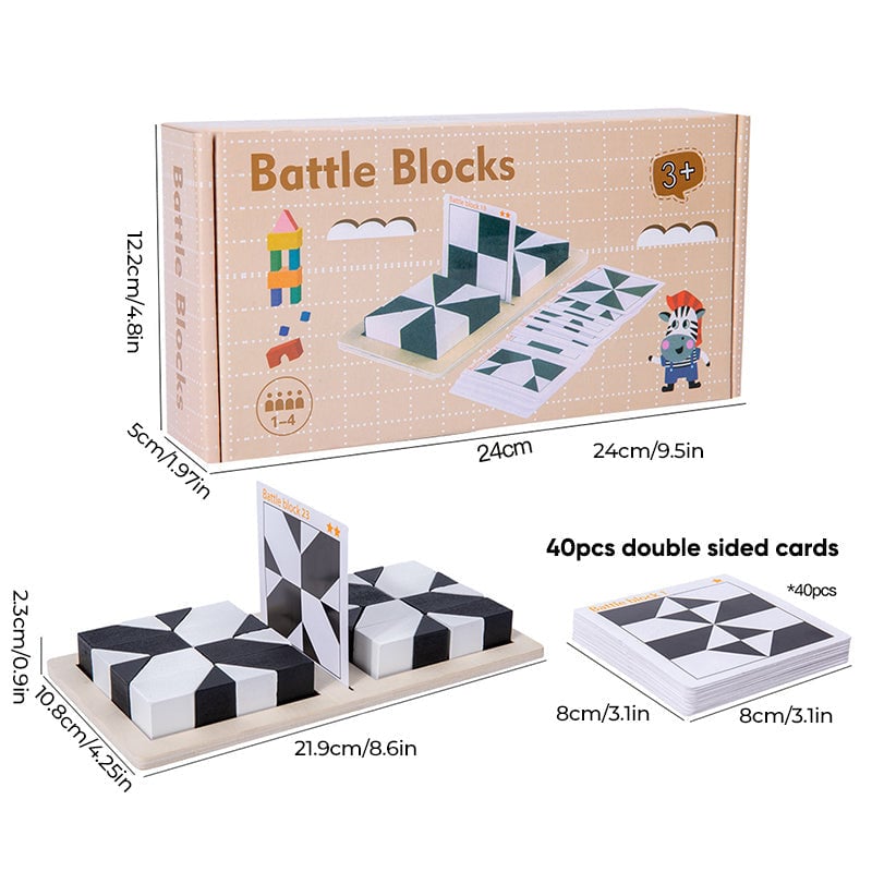 Handcrafted Wood Brain Teaser Puzzle Block
