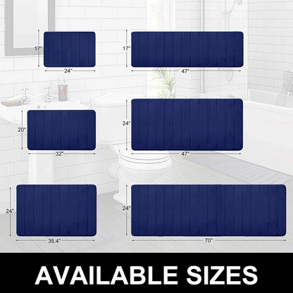 Plush Anti Slip Bathroom Mat