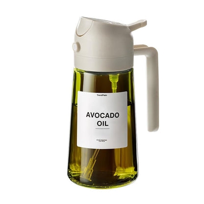 Premium Glass Oil Spray Bottle Dispenser