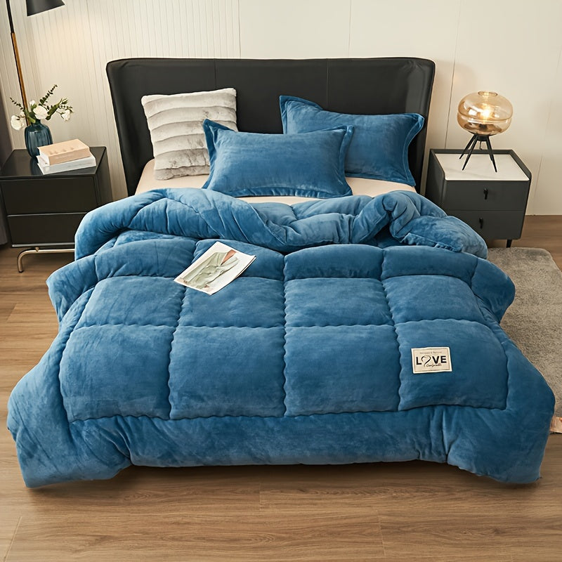 Soft Plush Fleece Winter Duvet for Cozy Sleep - Halri