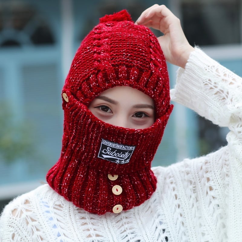 Warm Winter Hat and Scarf Set for Women