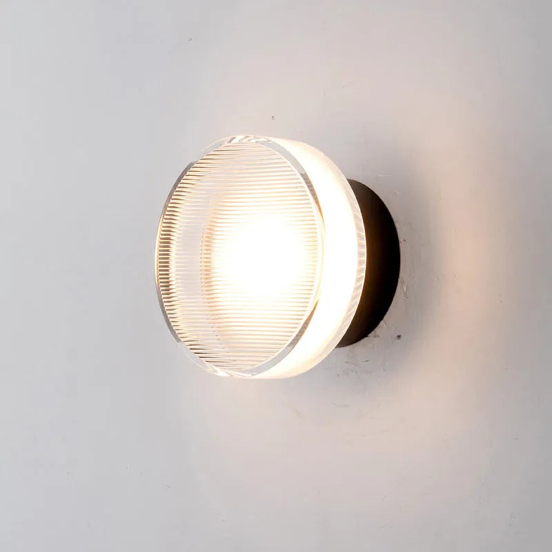 Halri | Compact Silver Wall Light Sleek Bowl Style - Halri