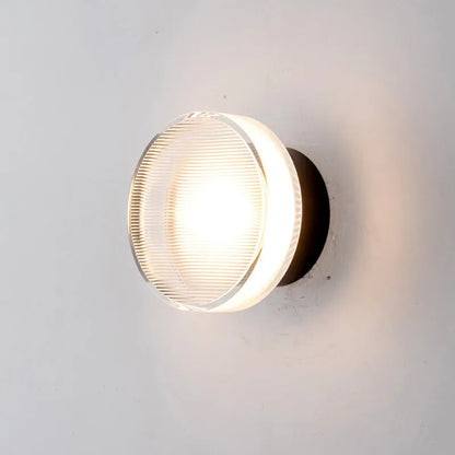 Halri | Compact Silver Wall Light Sleek Bowl Style - Halri