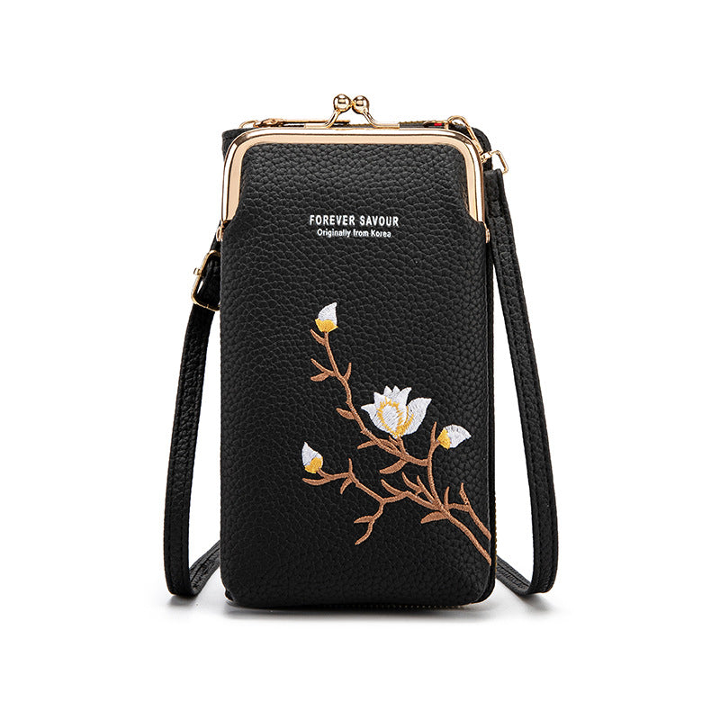Stylish Embroidered Ladies Cross Body Purse