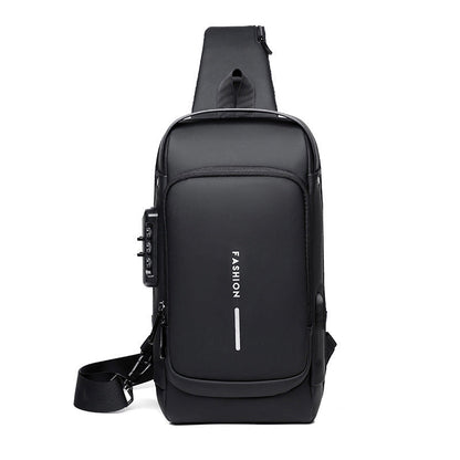 Stylish Versatile Secure Crossbody Bag for Men