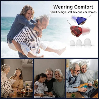 Discreet Digital Hearing Aid Set