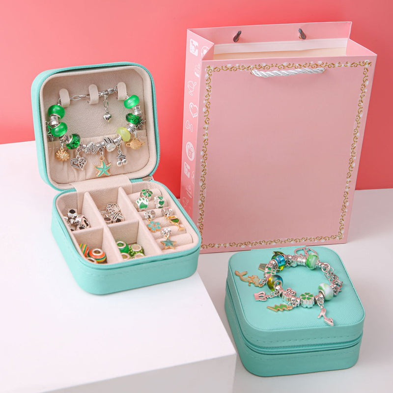 Colorful Kids Bead Jewelry Set